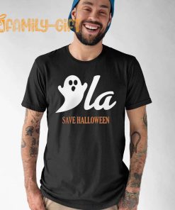 Ghostly La Save Halloween Shirt Spooky & Fun Halloween Tee