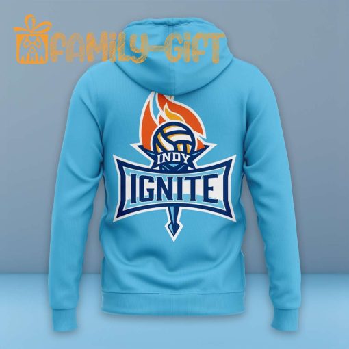 Indy Ignite Pro Volleyball Hoodie – 2024 Team Apparel for Fans and Athletes