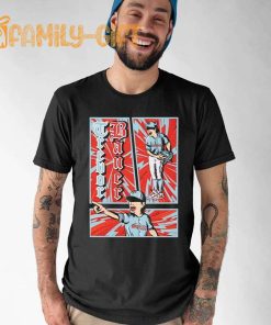 Trevor Bauer Diablo’s Comic Strip T-Shirt – Retro Baseball Graphic Tee for Fans