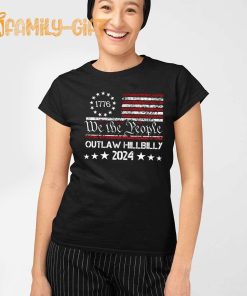 We The People Outlaw Hillbilly 2024 Trump Vance Shirt Patriotic Political Apparel 1