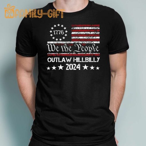 We The People Outlaw Hillbilly 2024 Trump Vance Shirt – Patriotic Political Apparel