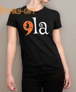 Witchy Comma La Shirt Unique Halloween Fun Tee 1