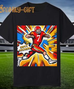 Harrison Butker #7 Comic Superhero Kansas City Chiefs T-Shirt – NFL Fan Apparel