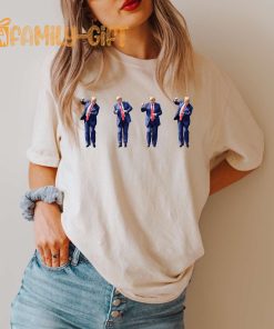 Trump Dance T Shirt – Save America 2024 MAGA Tee, Funny Trump 45:47 Gift for Supporters