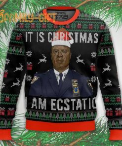 Brooklyn 99 Captain Holt It Is Christmas ugly Christmas sweater Fun Holiday Sweater for Fans