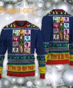 Buddy Eras Tour Ugly Christmas Sweater – Festive Retro Holiday Sweater