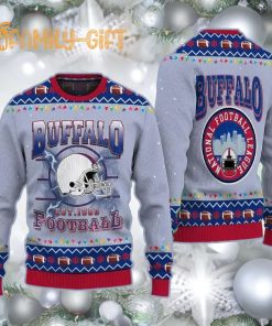 Buffalo Bills 1960 NFL Ugly Christmas Sweater Football Christmas Sweater for Bills Fans 2