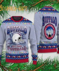 Buffalo Bills 1960 NFL Ugly Christmas Sweater Football Christmas Sweater for Bills Fans