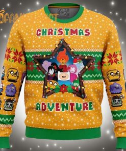 Christmas Adventure Time Ugly Christmas Sweater Fun Holiday Sweater for Adventure Fans 1