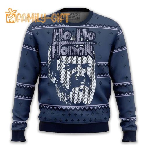 Ho Ho Hodor – Game of Thrones Ugly Christmas Sweater | Festive Hodor Sweater