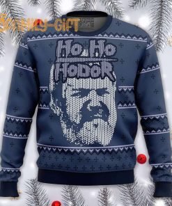 Ho Ho Hodor Game of Thrones Ugly Christmas Sweater | Festive Hodor Sweater