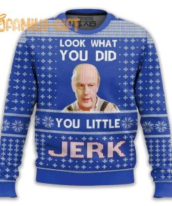 Home Alone You Little Jerk Meme Christmas Ugly Sweater Nostalgic Holiday Apparel 1