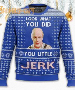 Home Alone You Little Jerk Meme Christmas Ugly Sweater Nostalgic Holiday Apparel