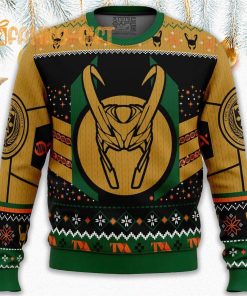 Marvel Loki Variant Ugly Christmas Sweater – Superhero Holiday Apparel