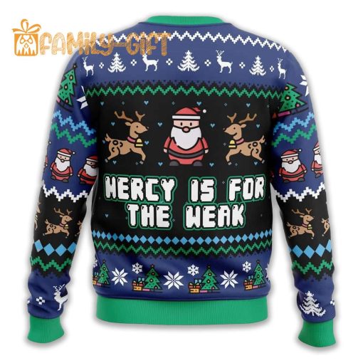 Mercy Is For The Weak Ugly Christmas Sweater – Funny Karate Kid Holiday Apparel