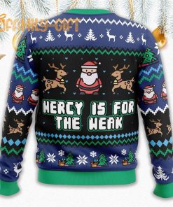 Mercy Is For The Weak Ugly Christmas Sweater – Funny Karate Kid Holiday Apparel 3