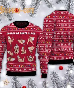 Shades of Santa Claus Santa Ugly Christmas Sweater Funny Holiday Sweater 2