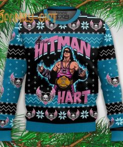 The Hitman Bret Hart Ugly Christmas Sweater – WWE Wrestling Holiday Sweater