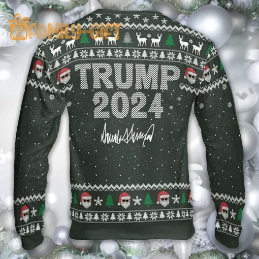 Trump Dancing Make Christmas Great Again Political Ugly Christmas Sweater